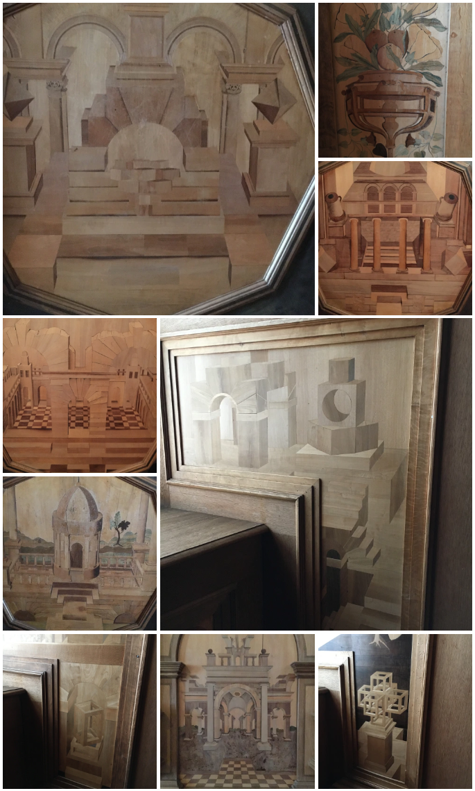Kalmar slott - Detalles de madera